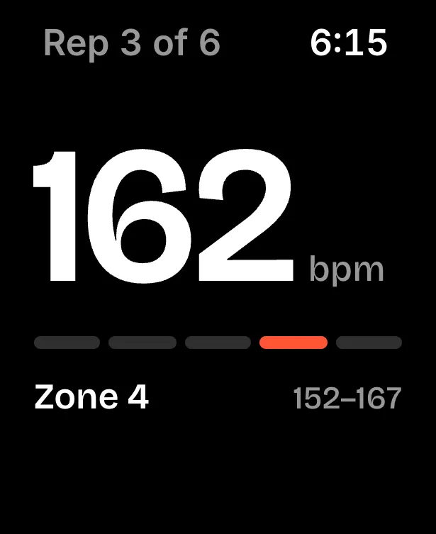 Thrum · Heart-rate zones